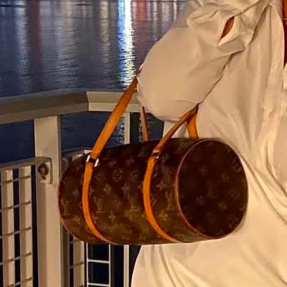 LV monogram papillon bag